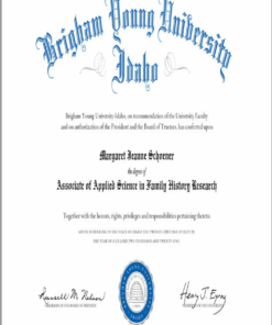 Buy college degree from The Brigham Young University