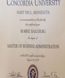 Buy college degree from the Concordia University