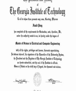 Buy college degree from The Georgia Institute of Technology
