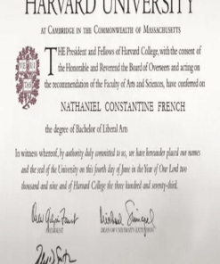 Buy college degree from The Harvard University