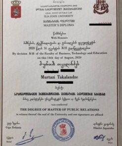 Buy college degree from the Ilia State University