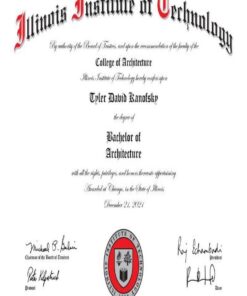 Buy college degree from The Illinois Institute of Technology