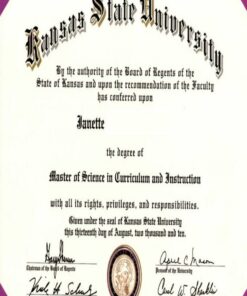 Buy college degree from The Kansas State University