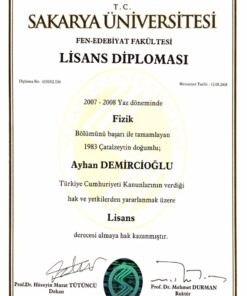 Buy college degree from the Sakarya Üniversitesi