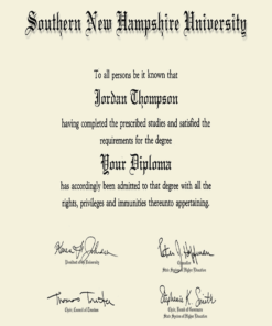 Buy college degree from The Southern New Hampshire University
