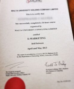 Buy college degree from The University of Malta