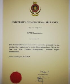 Buy college degree from the University of Moratuwa