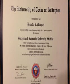 Buy college degree from The University of Texas at Arlington