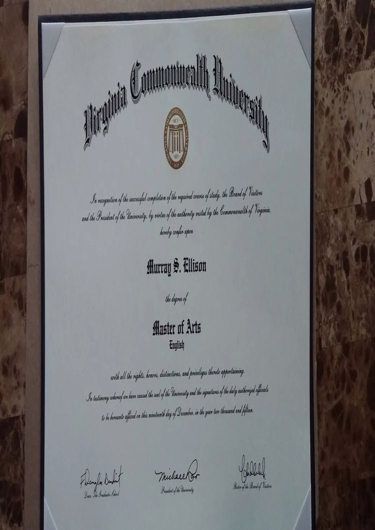 Buy college degree from The Virginia Commonwealth University