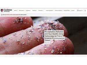 Carleton University's Website Screenshot