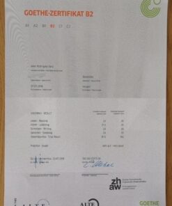 Buy German language Test Goethe B2 from The Goethe Institut Germany