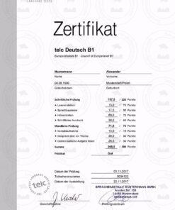 Buy German language Test Telc B1 from The Telc Institut Germany