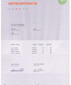 BUY GOETHE LANGUAGE TEST • BUY GOETHE GERMAN B1 CERTIFICATE